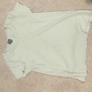 Girls light green short sleeve shirt size 10-12